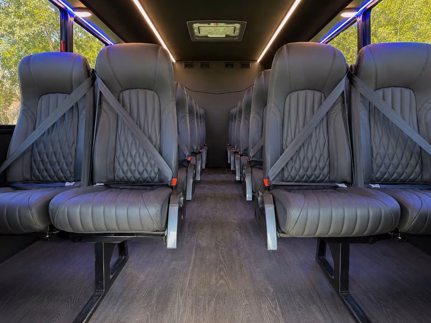 20 passenger minibus inside