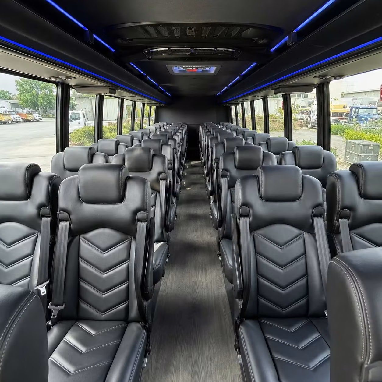 25 passenger minibus inside