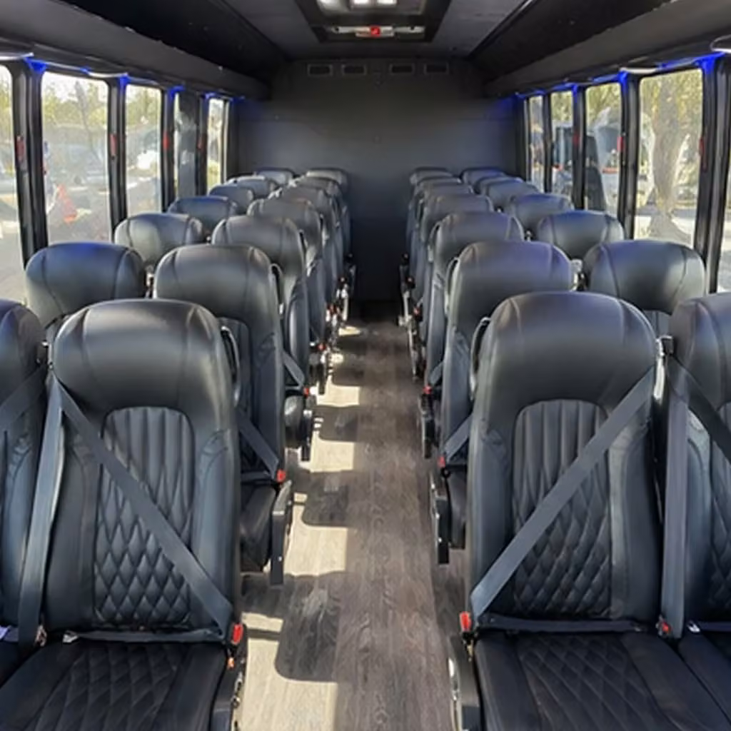 30 passenger minibus interior
