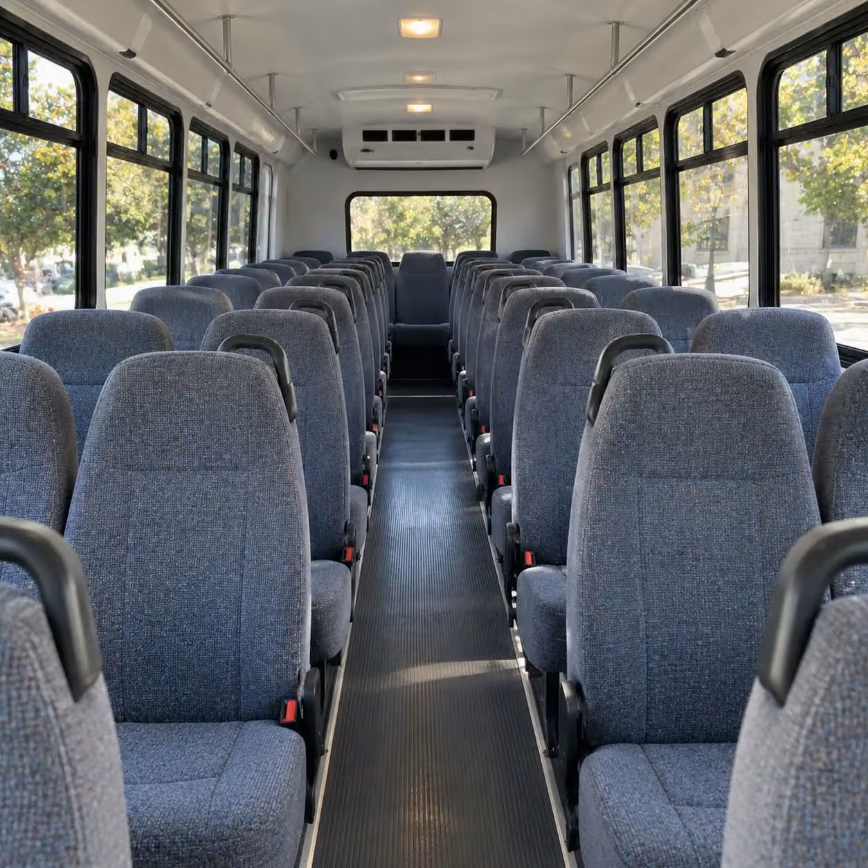 35 passenger minibus inside