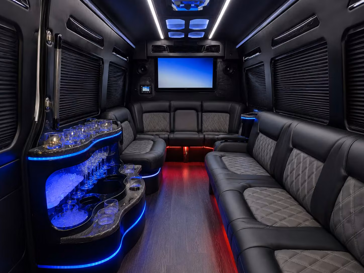 sprinter limousine inside