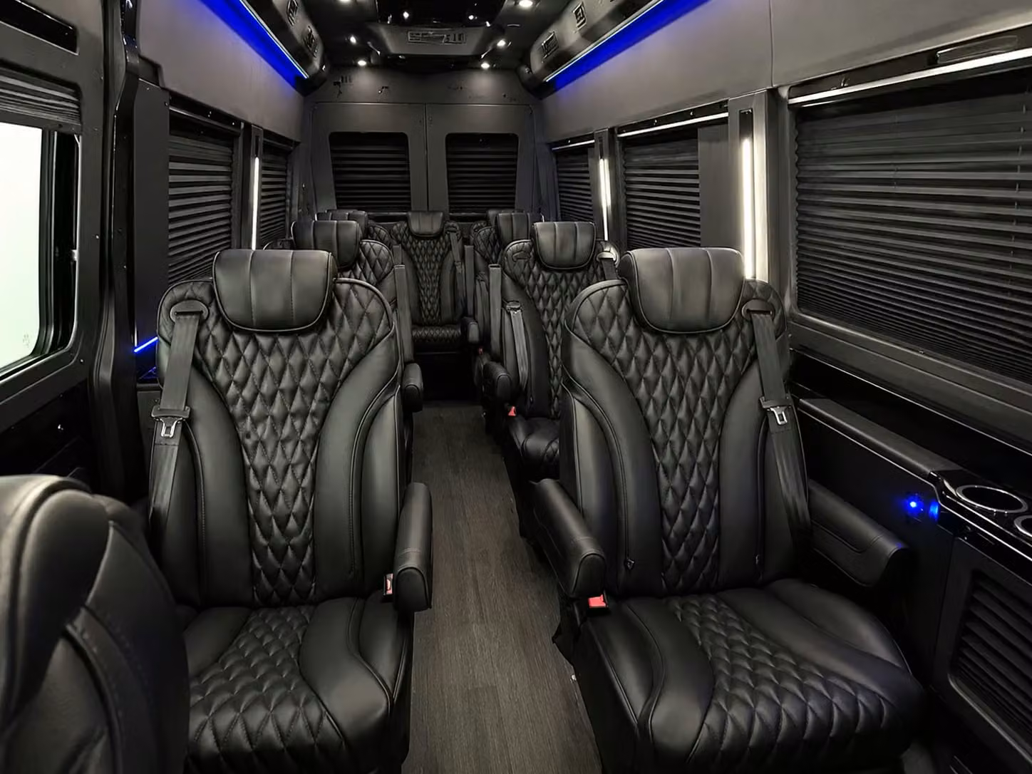 sprinter van with driver interior